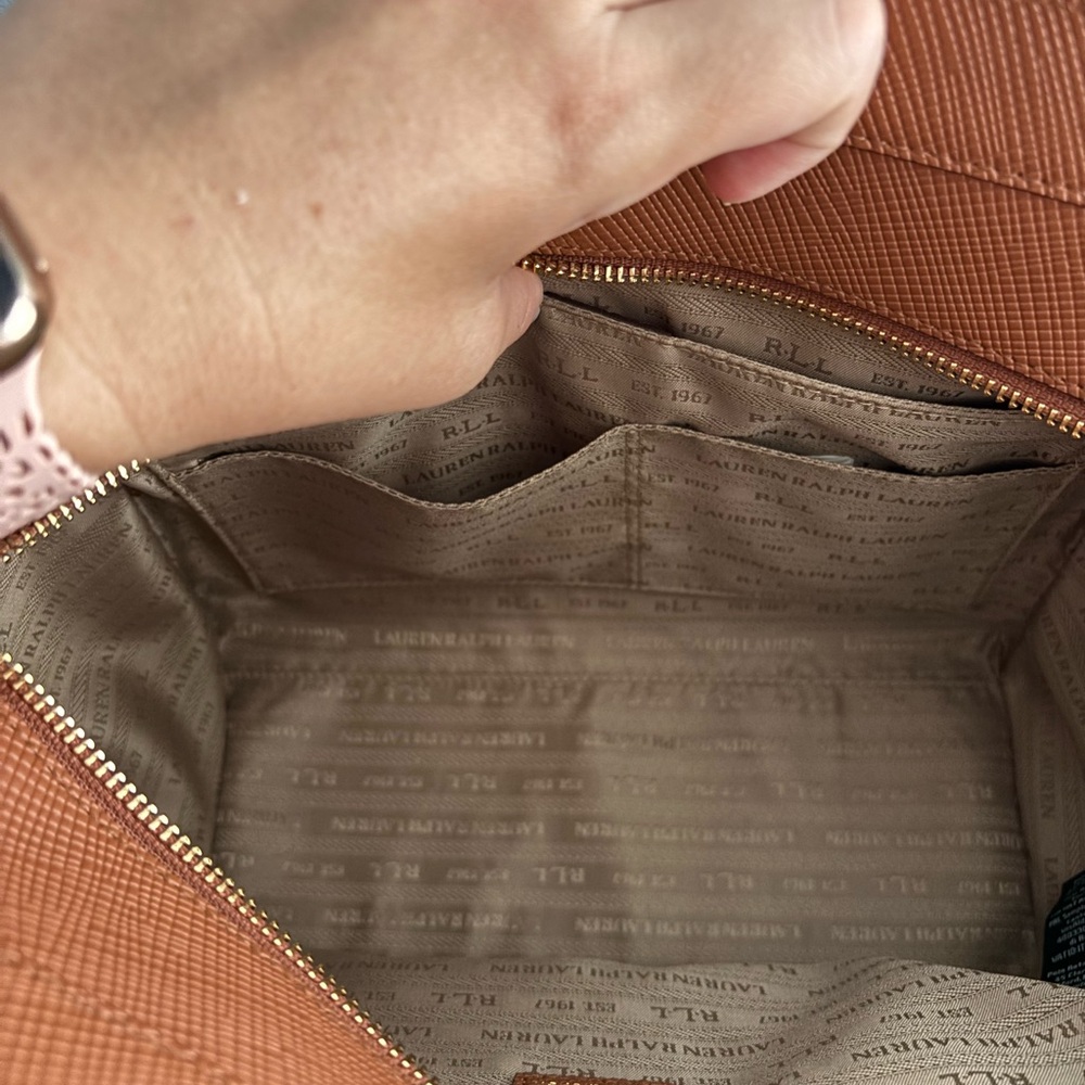 Lauren Ralph Lauren Brown Tote Bag - Picture 7 of 9